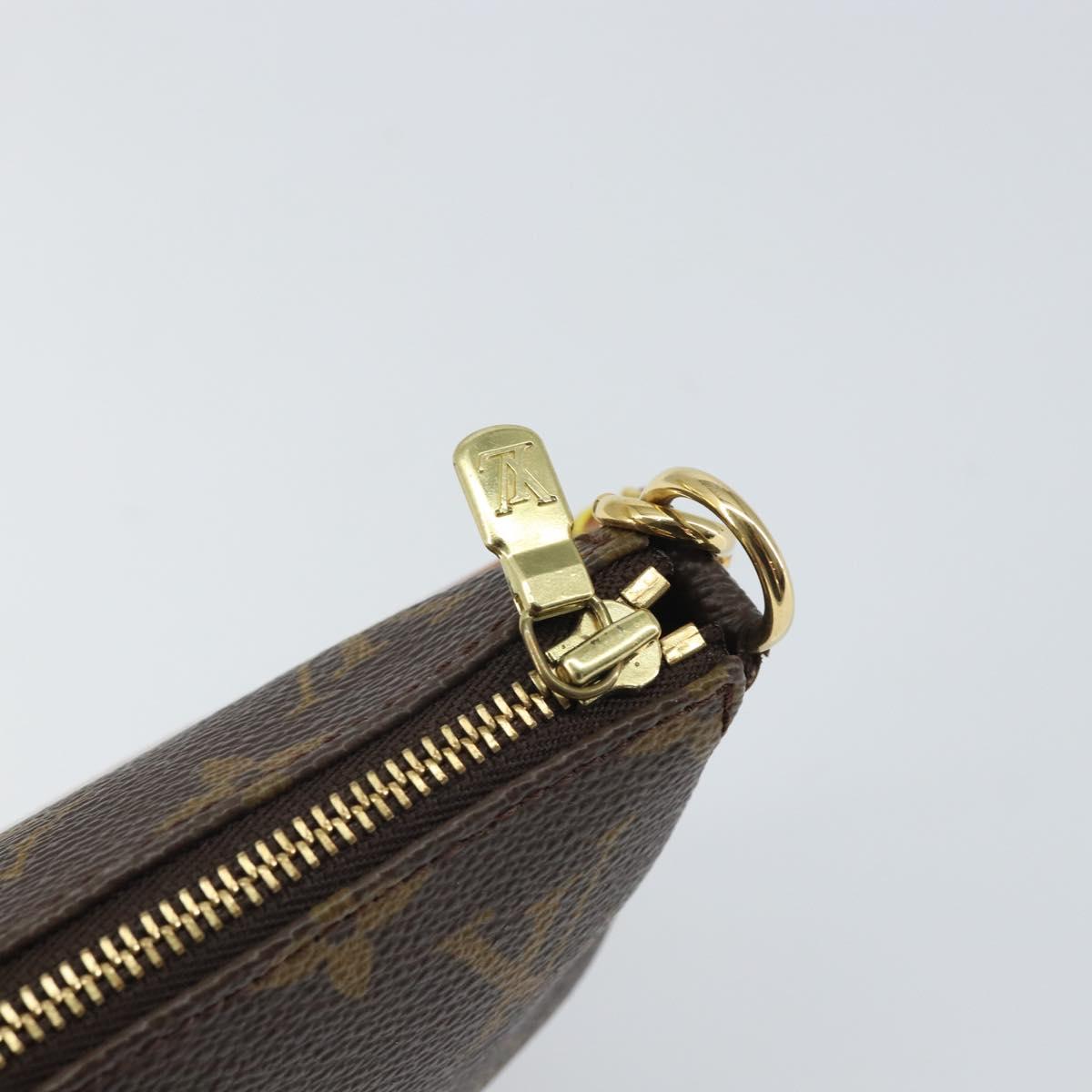 LOUIS VUITTON Monogram Pochette Accessoires Pouch M51980 LV Auth 161878