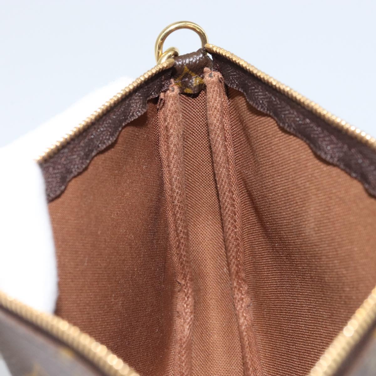 LOUIS VUITTON Monogram Pochette Accessoires Pouch M51980 LV Auth 161878