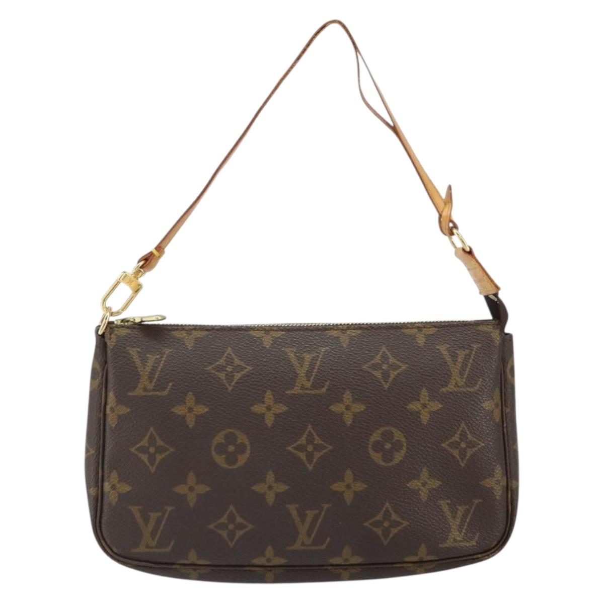 LOUIS VUITTON Monogram Pochette Accessoires Pouch M51980 LV Auth 161878