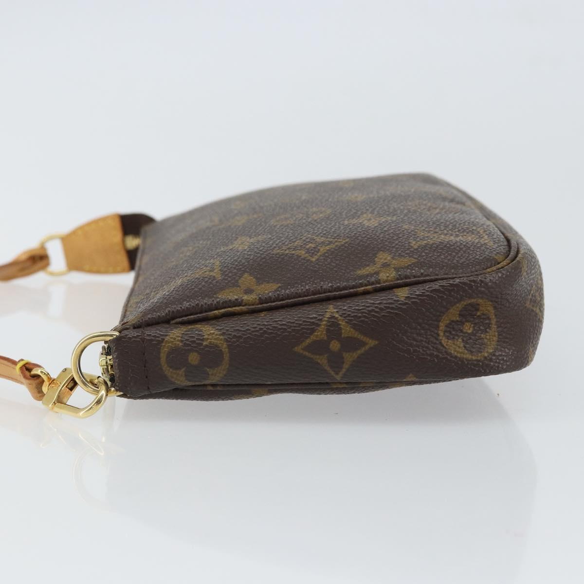 LOUIS VUITTON Monogram Pochette Accessoires Pouch M51980 LV Auth 161878