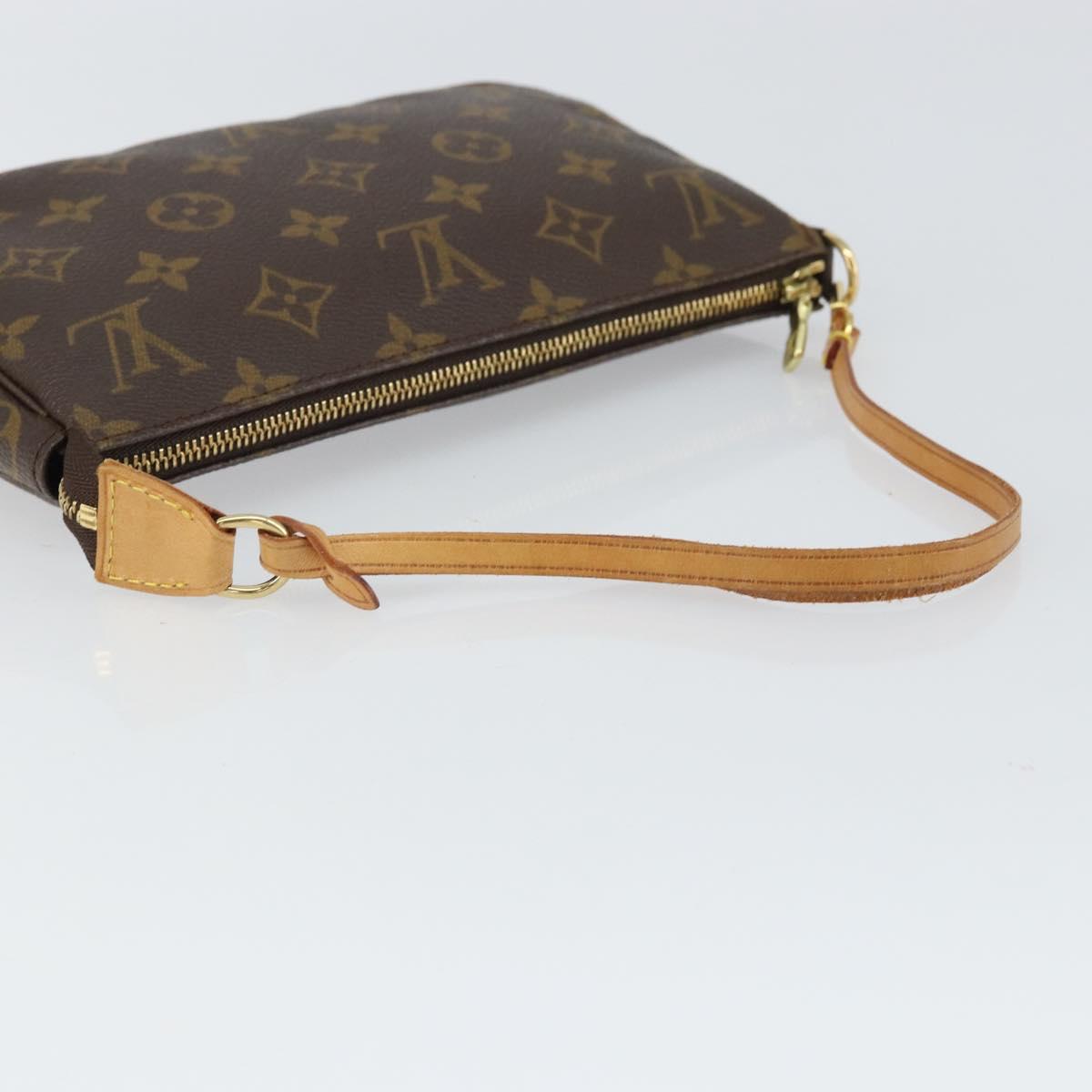 LOUIS VUITTON Monogram Pochette Accessoires Pouch M51980 LV Auth 161878