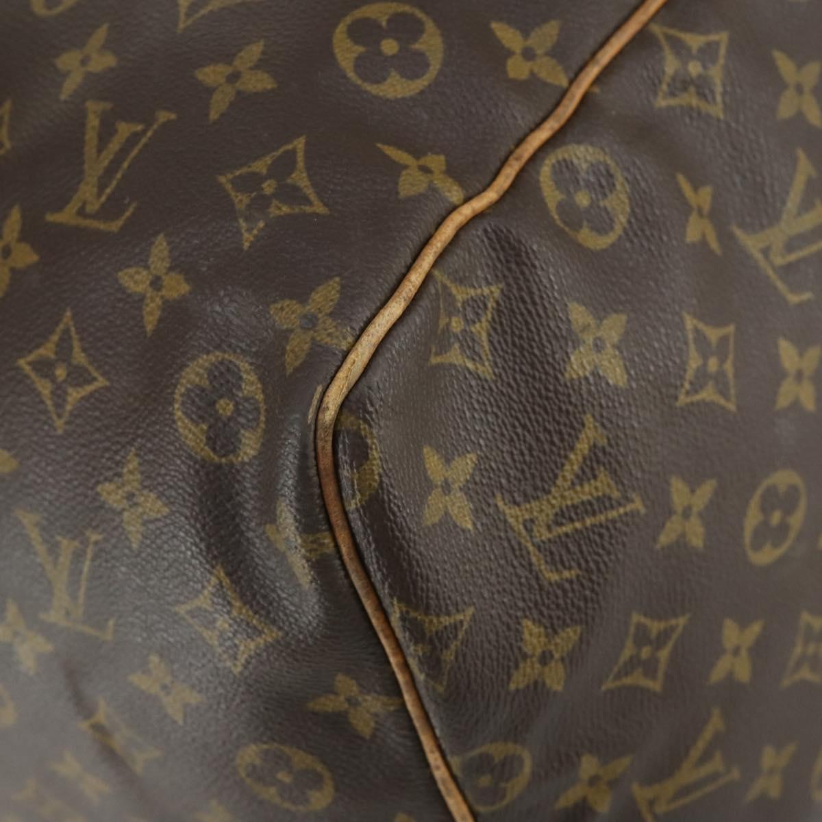 LOUIS VUITTON Monogram Keepall 60 Boston Bag M41422 LV Auth 161886