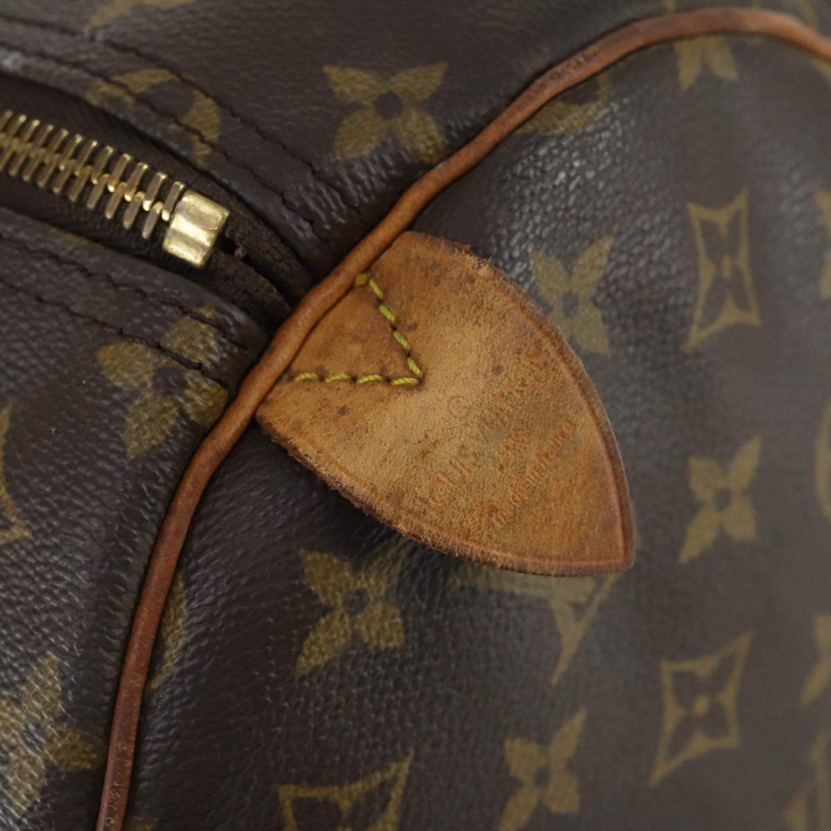 LOUIS VUITTON Monogram Keepall 60 Boston Bag M41422 LV Auth 161886