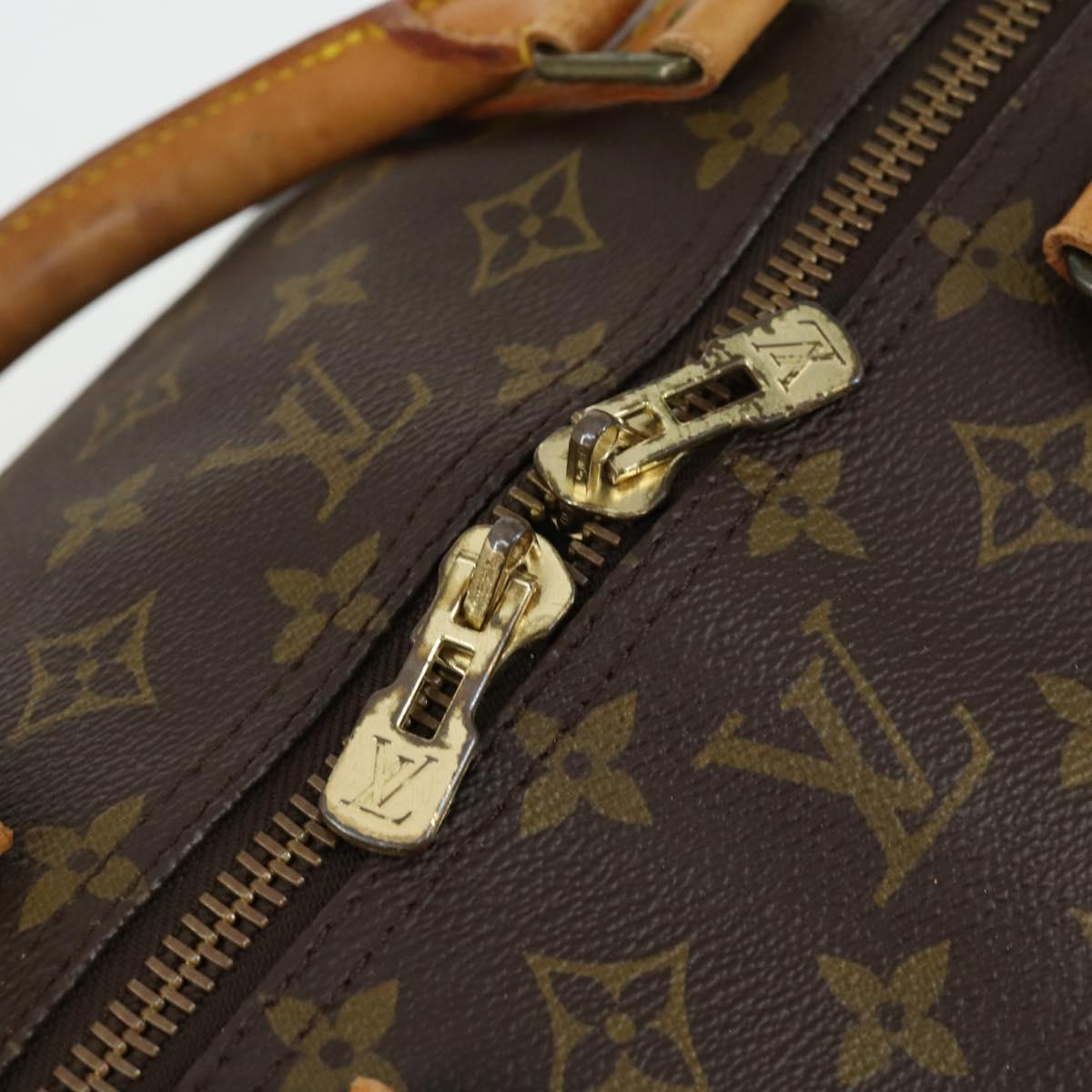 LOUIS VUITTON Monogram Keepall 60 Boston Bag M41422 LV Auth 161887
