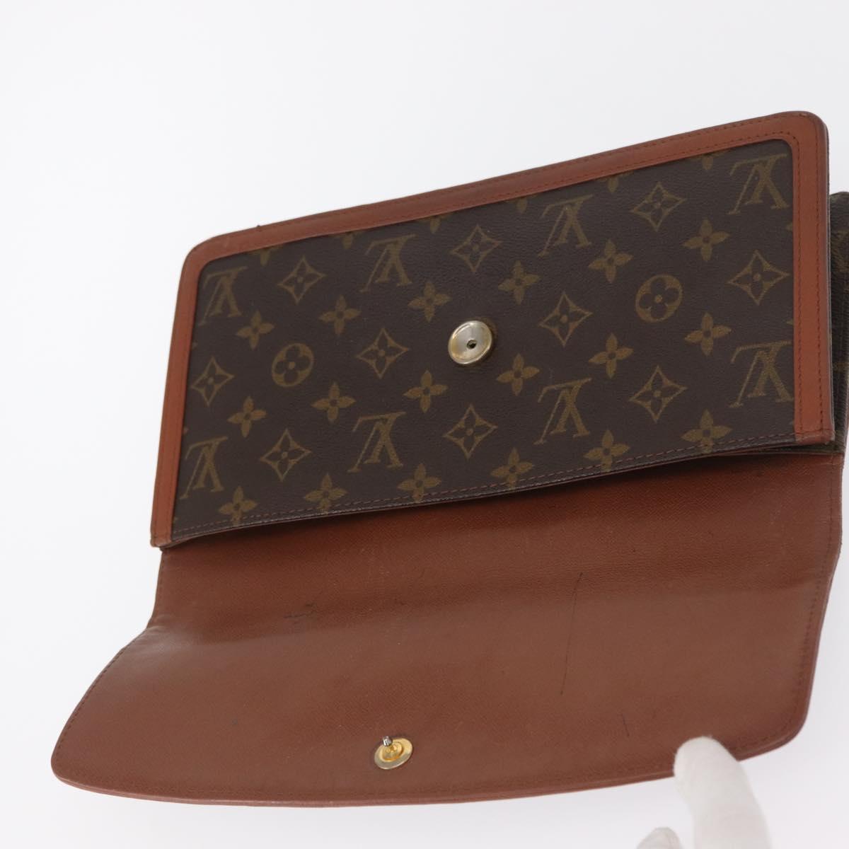 LOUIS VUITTON Monogram Pochette Dam GM Clutch Bag M51810 LV Auth 161898