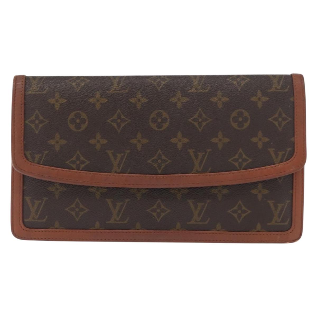 LOUIS VUITTON Monogram Pochette Dam GM Clutch Bag M51810 LV Auth 161898