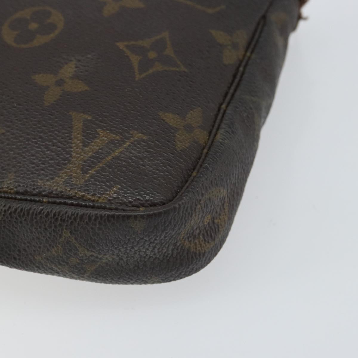 LOUIS VUITTON Monogram Pochette Accessoires Pouch M51980 LV Auth 161900