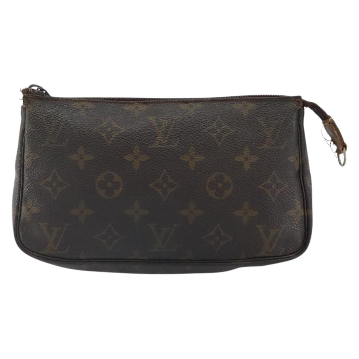 LOUIS VUITTON Monogram Pochette Accessoires Pouch M51980 LV Auth 161900