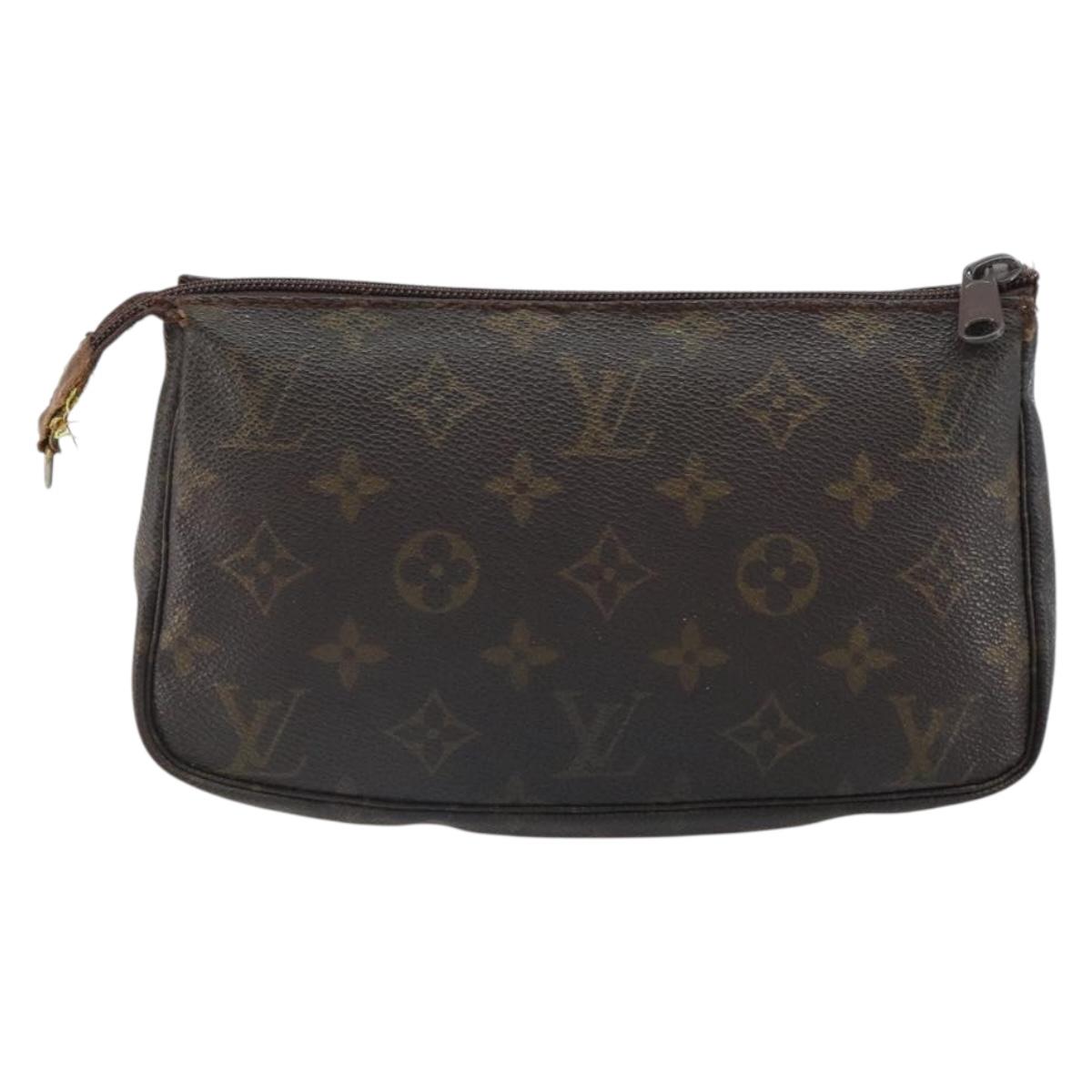 LOUIS VUITTON Monogram Pochette Accessoires Pouch M51980 LV Auth 161900