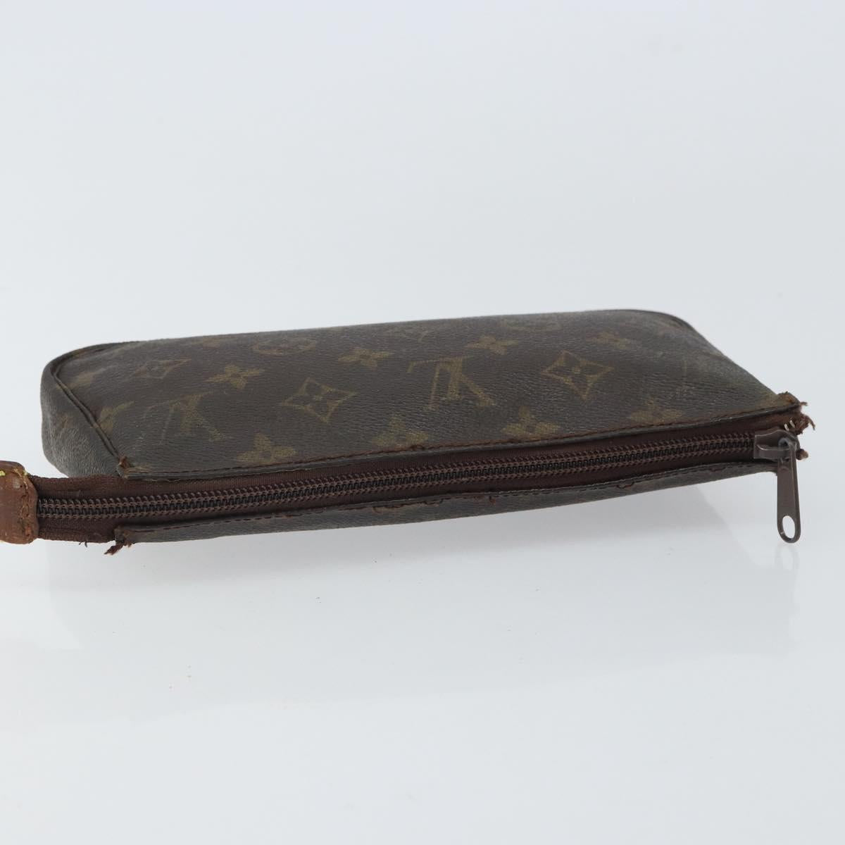 LOUIS VUITTON Monogram Pochette Accessoires Pouch M51980 LV Auth 161900