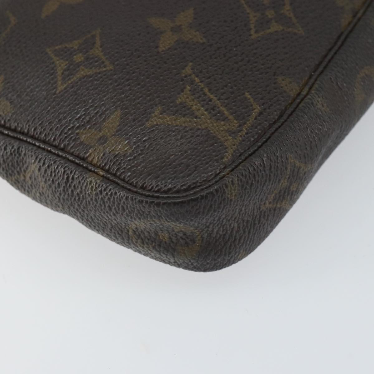 LOUIS VUITTON Monogram Pochette Accessoires Pouch M51980 LV Auth 161900