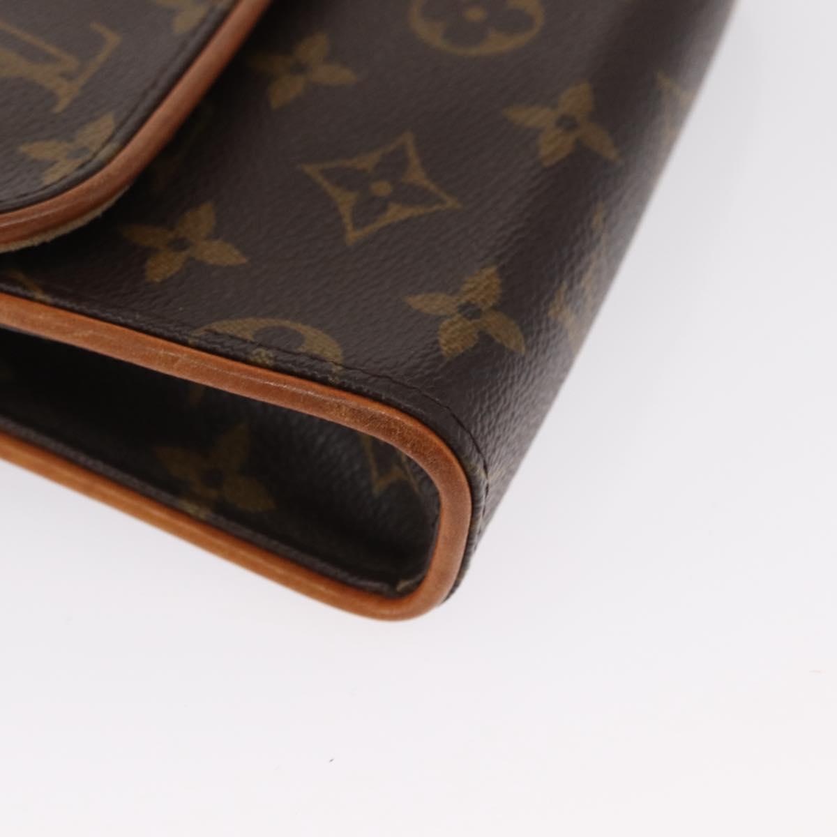 LOUIS VUITTON Monogram Pochette Florentine Waist bag M51855 LV Auth 161904