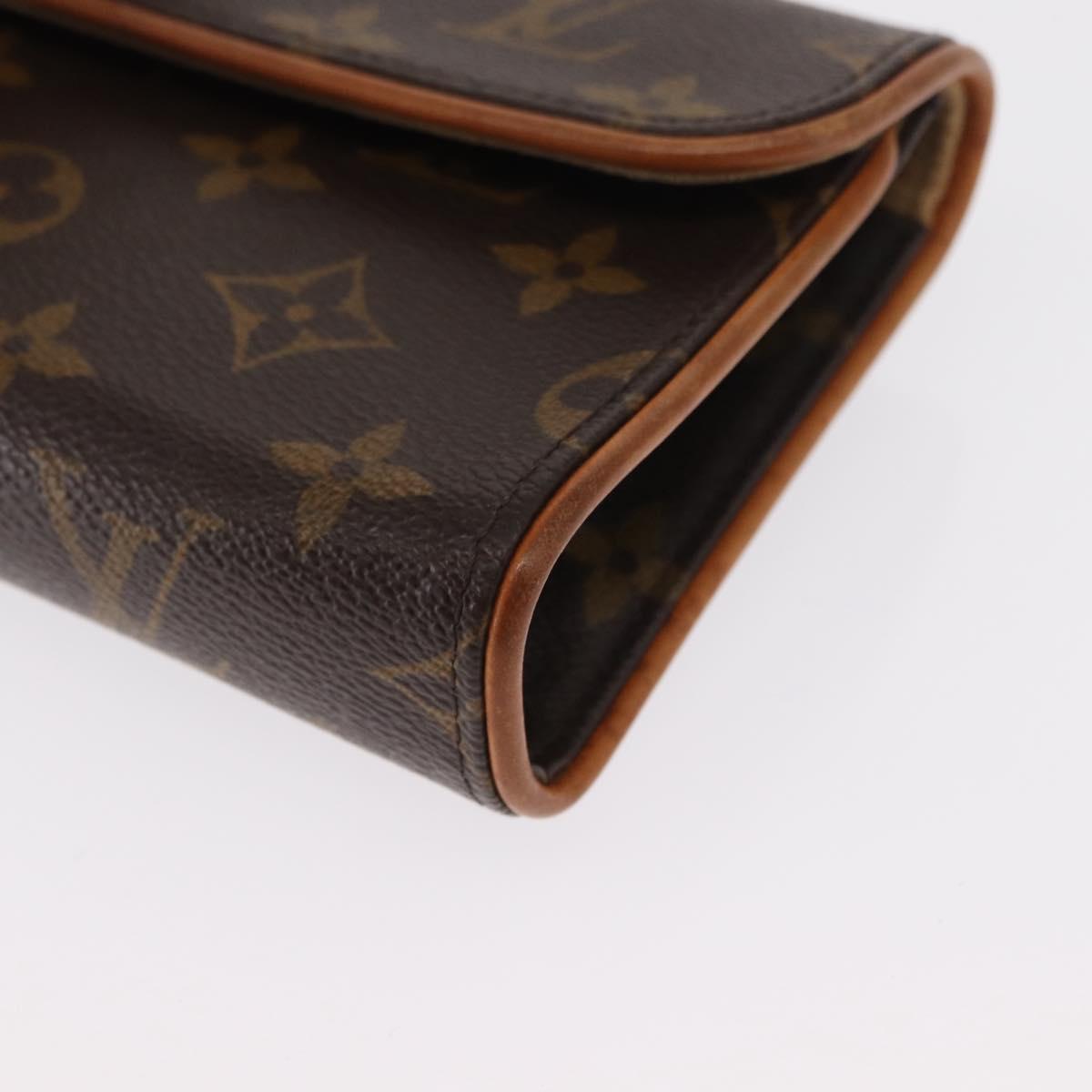LOUIS VUITTON Monogram Pochette Florentine Waist bag M51855 LV Auth 161904