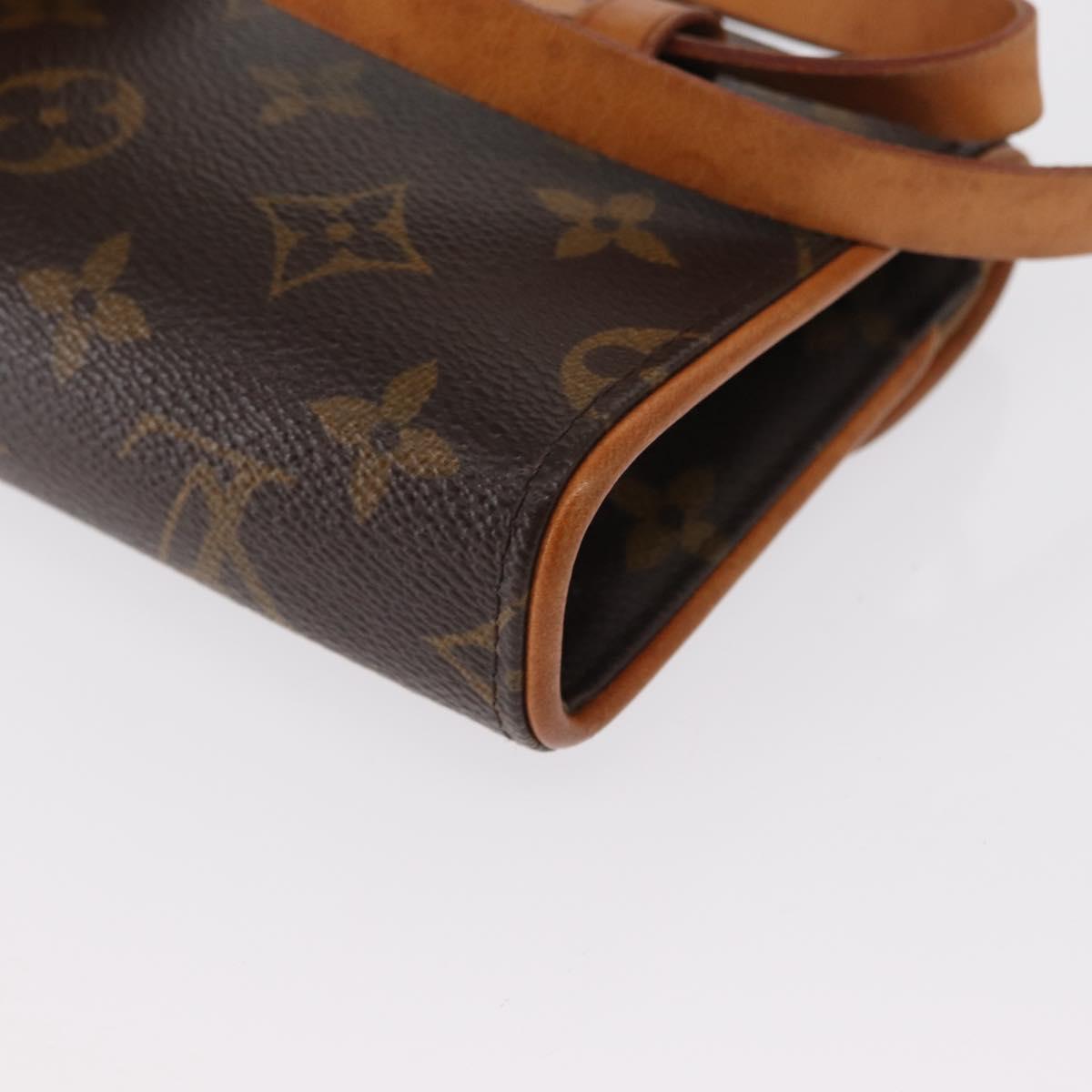 LOUIS VUITTON Monogram Pochette Florentine Waist bag M51855 LV Auth 161904