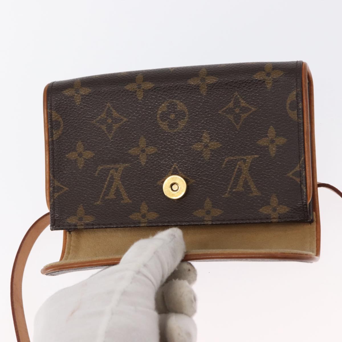 LOUIS VUITTON Monogram Pochette Florentine Waist bag M51855 LV Auth 161904