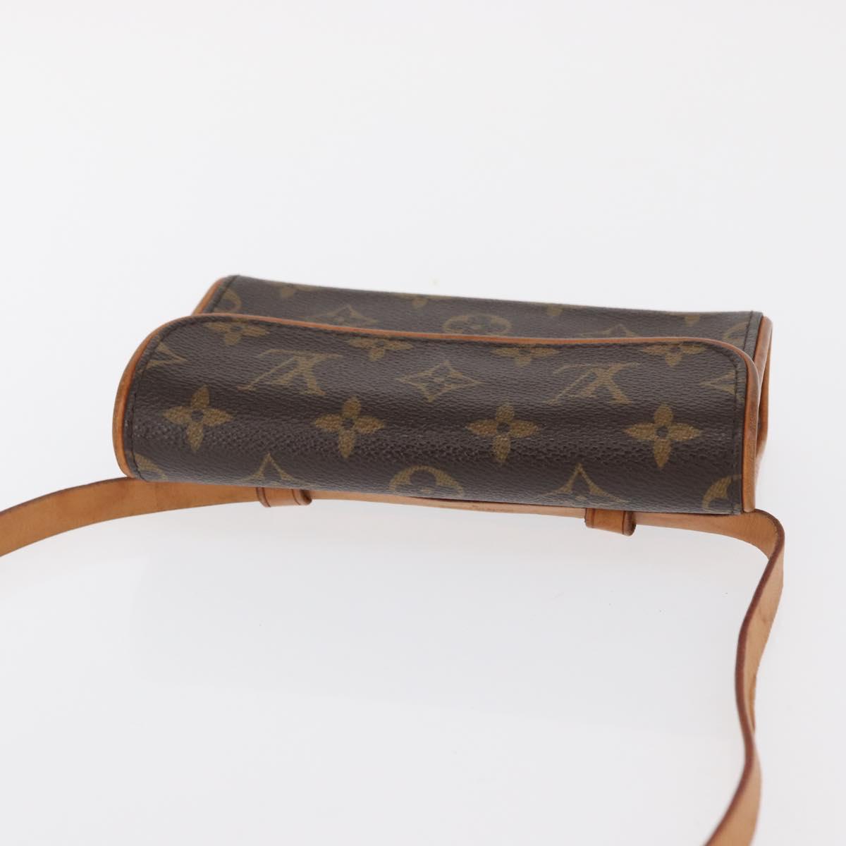 LOUIS VUITTON Monogram Pochette Florentine Waist bag M51855 LV Auth 161904