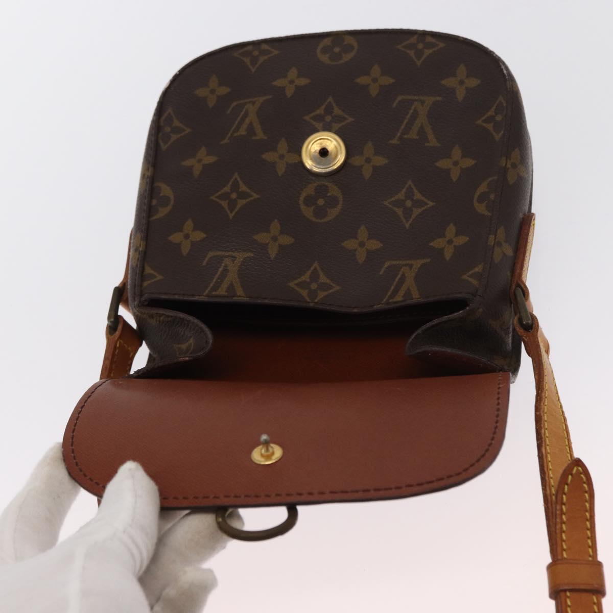 LOUIS VUITTON Monogram Saint Cloud PM Shoulder Bag M51244 LV Auth 161907
