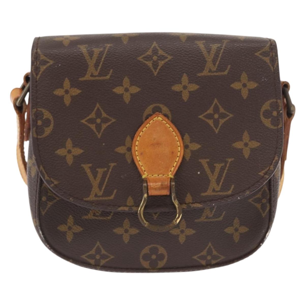 LOUIS VUITTON Monogram Saint Cloud PM Shoulder Bag M51244 LV Auth 161907