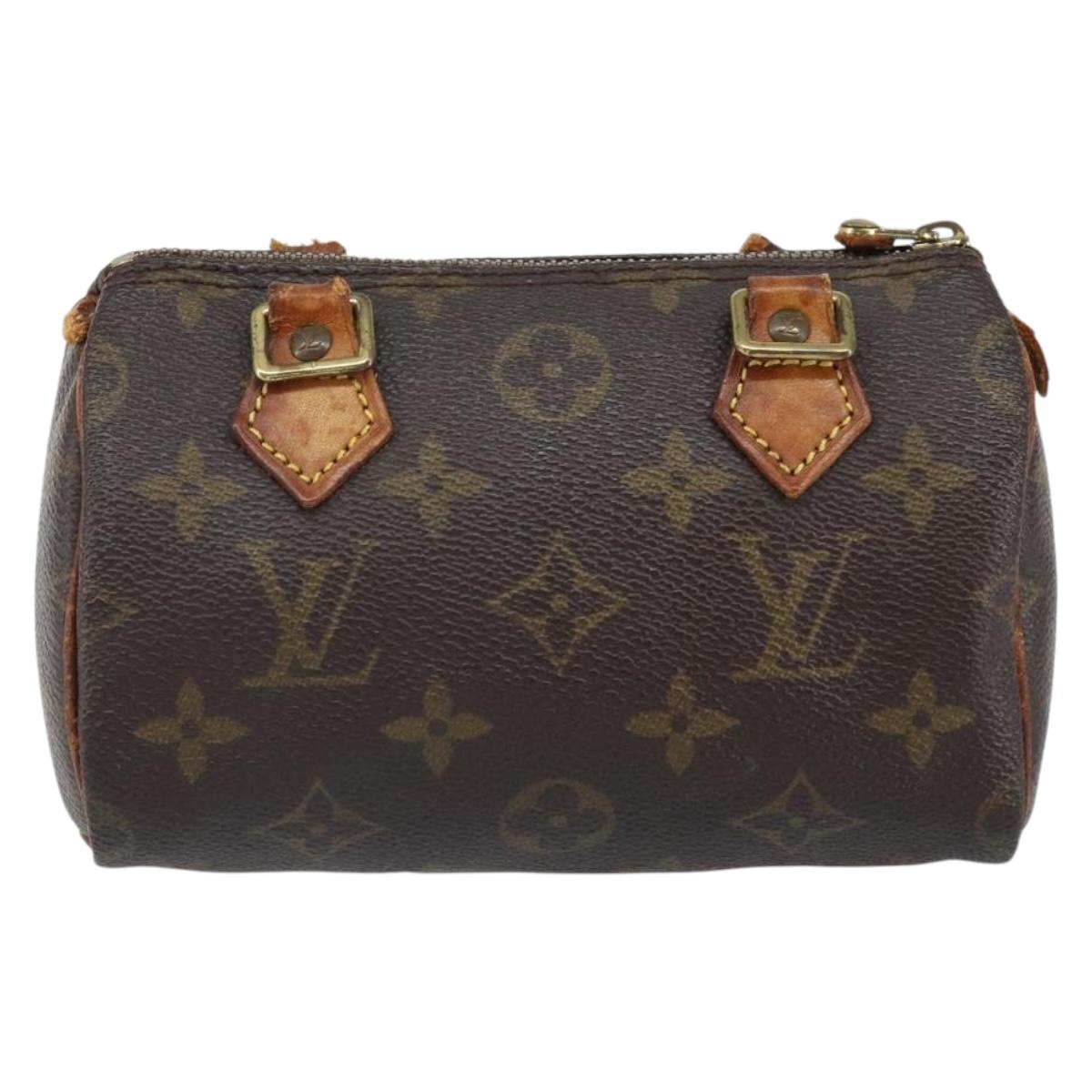 LOUIS VUITTON Monogram Mini Speedy Hand Bag M41534 LV Auth 161911