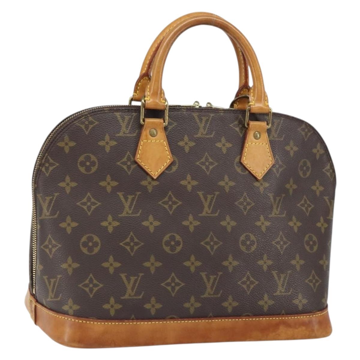 LOUIS VUITTON Monogram Alma Hand Bag M51130 LV Auth 161918