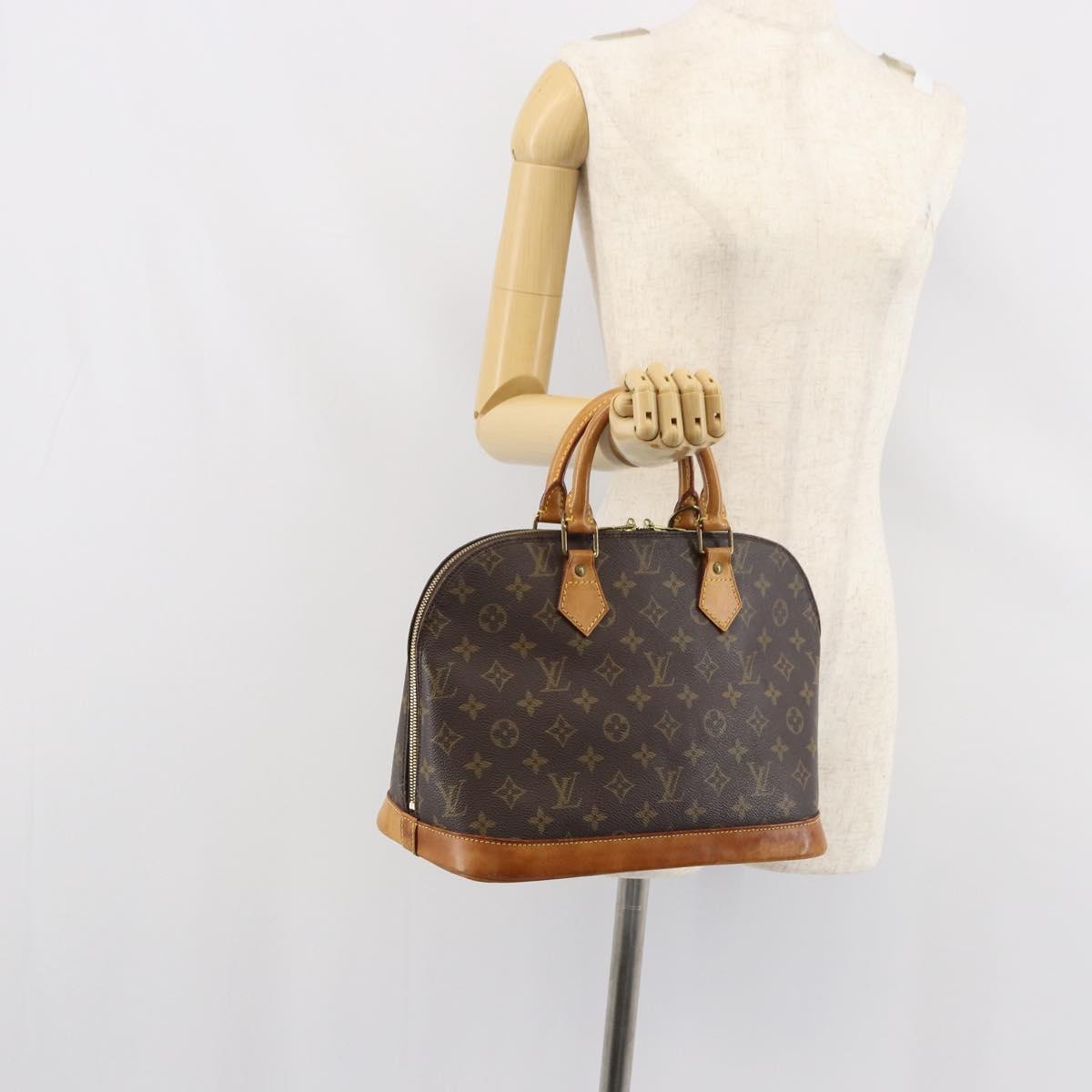 LOUIS VUITTON Monogram Alma Hand Bag M51130 LV Auth 161918