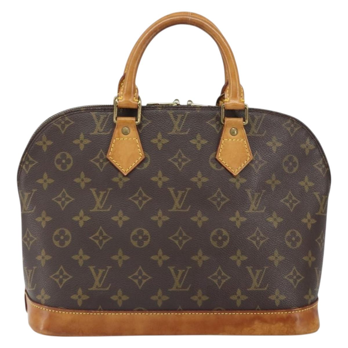 LOUIS VUITTON Monogram Alma Hand Bag M51130 LV Auth 161918