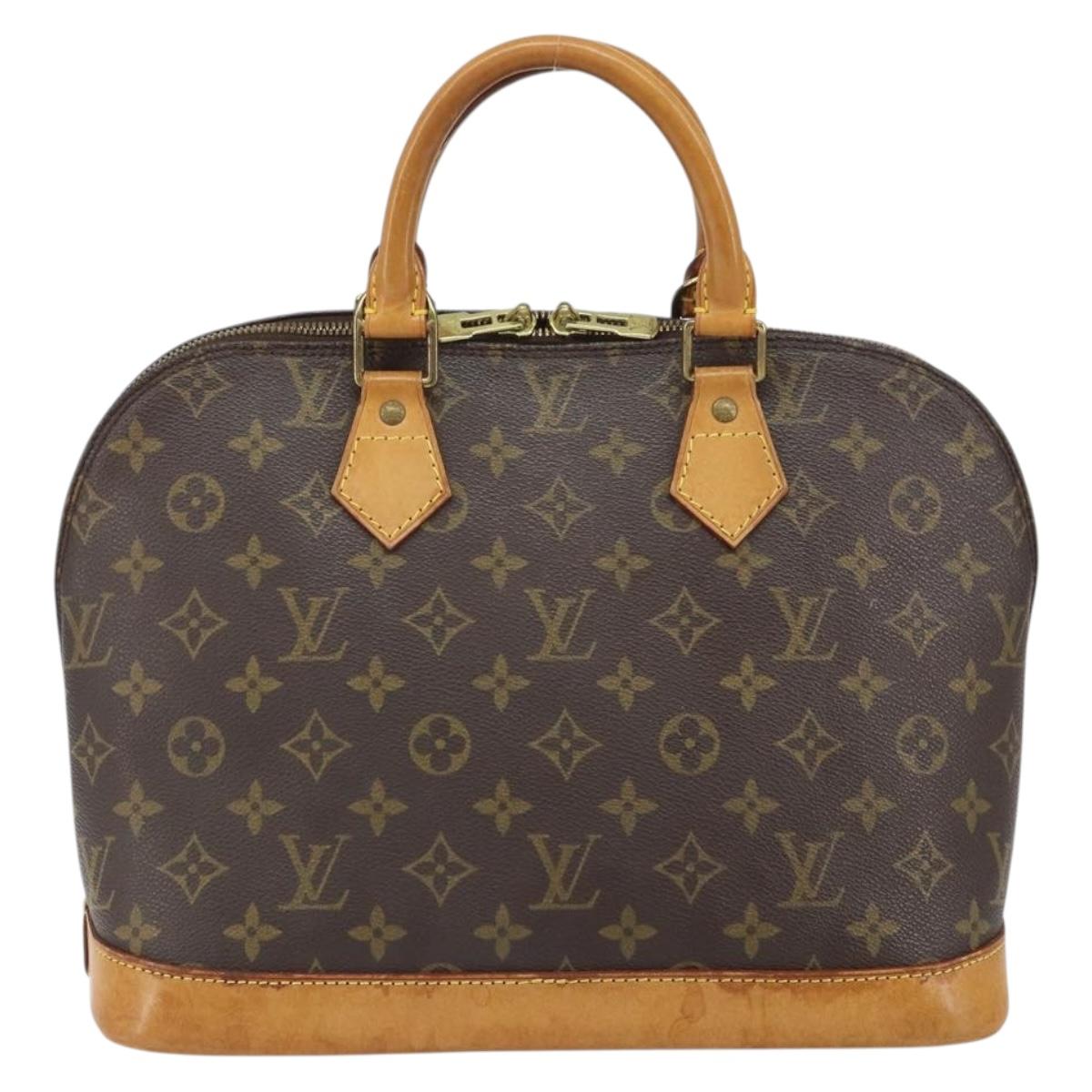 LOUIS VUITTON Monogram Alma Hand Bag M51130 LV Auth 161918
