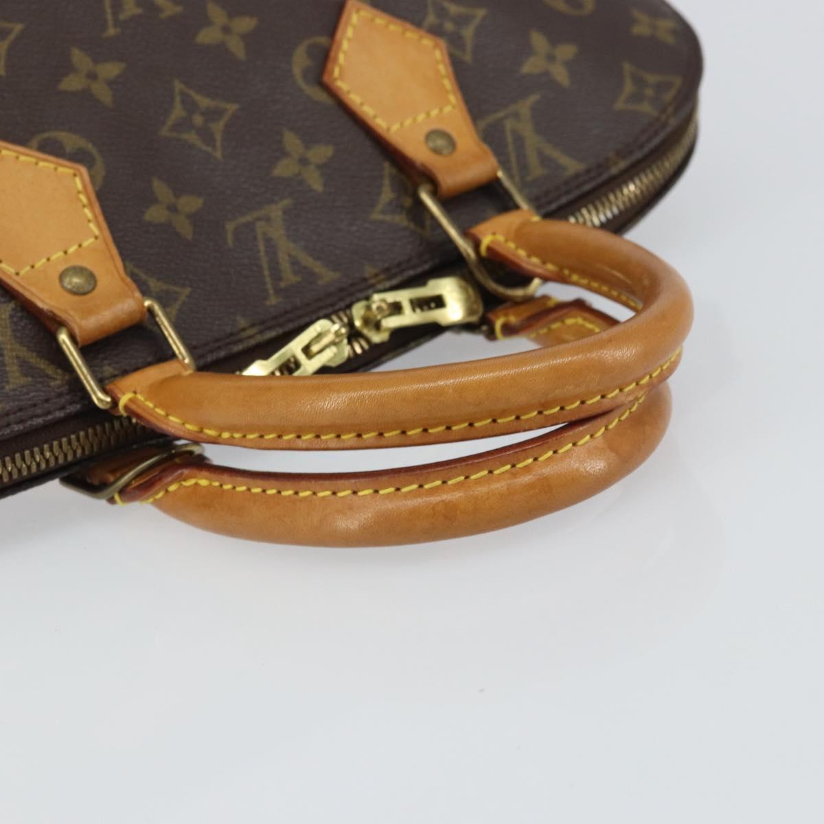 LOUIS VUITTON Monogram Alma Hand Bag M51130 LV Auth 161918