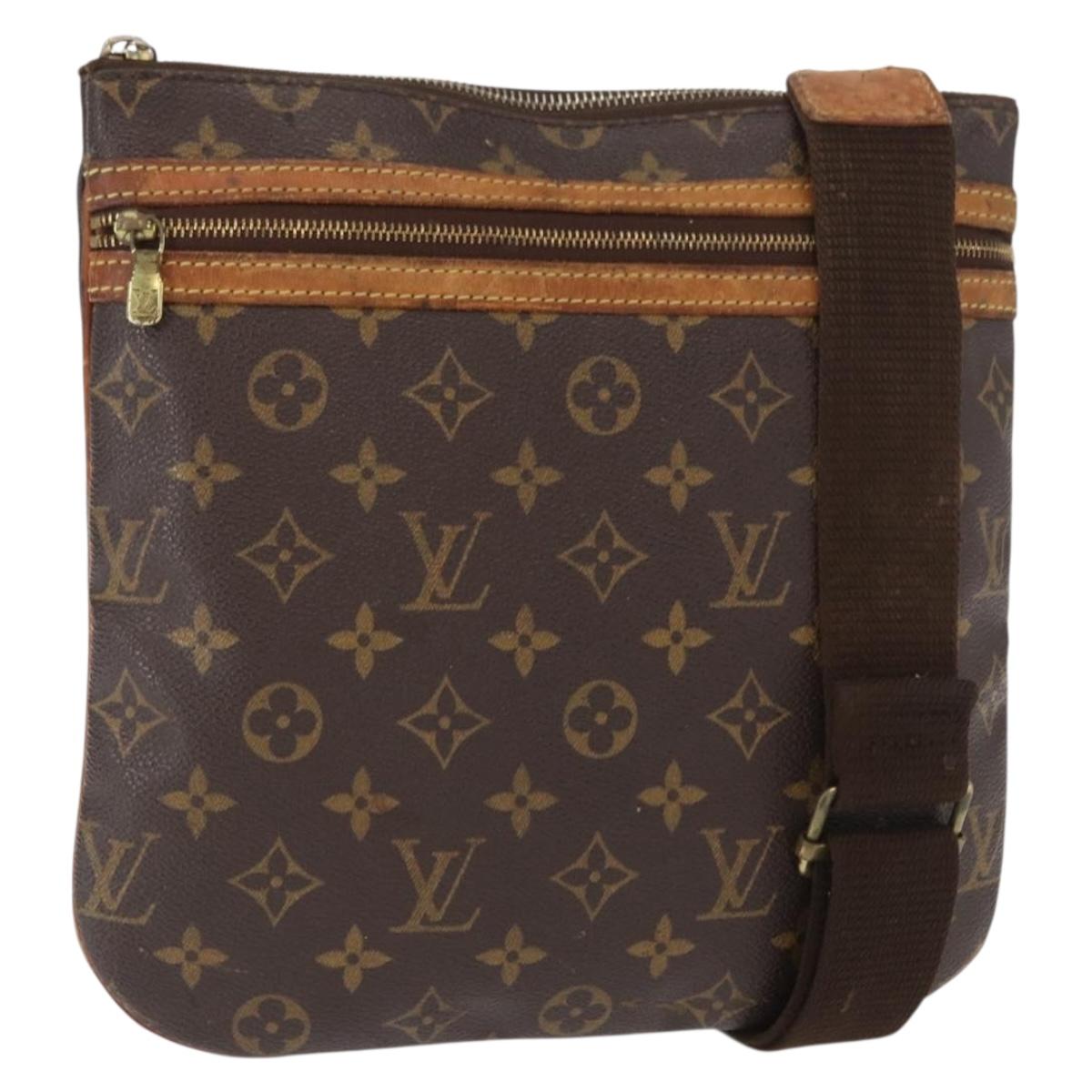 LOUIS VUITTON Monogram Pochette Bosphore Shoulder Bag M40044 LV Auth 161921