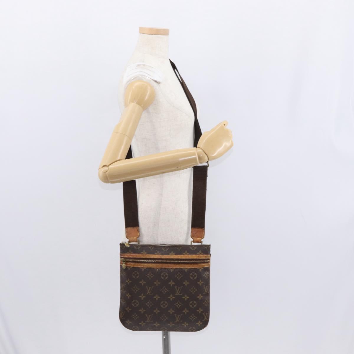 LOUIS VUITTON Monogram Pochette Bosphore Shoulder Bag M40044 LV Auth 161921