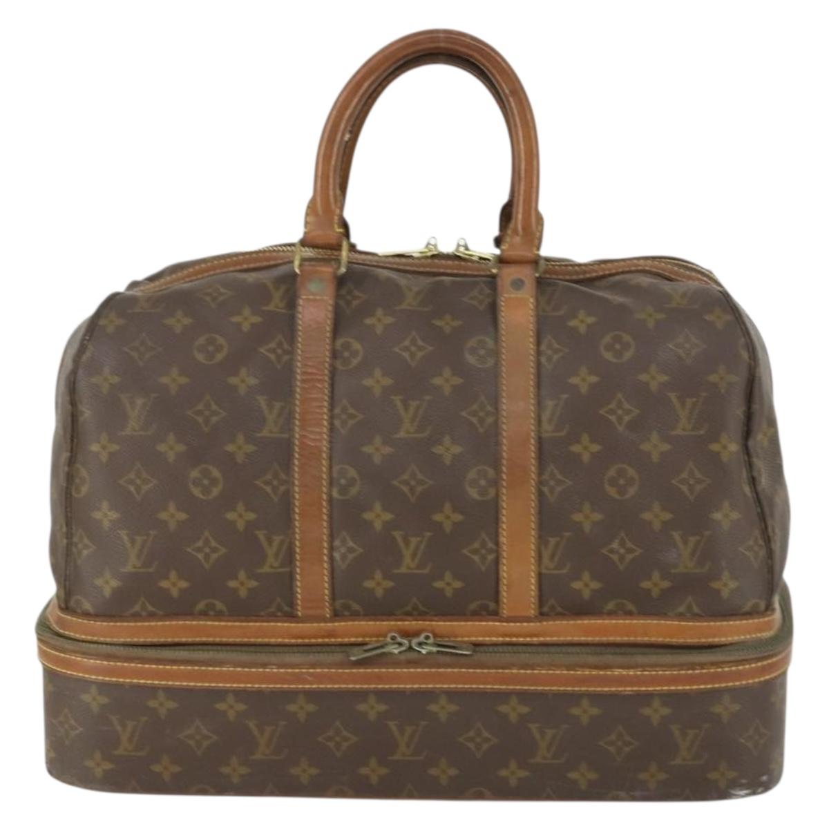 LOUIS VUITTON Monogram Sac Sports Boston Bag M41444 LV Auth 161939