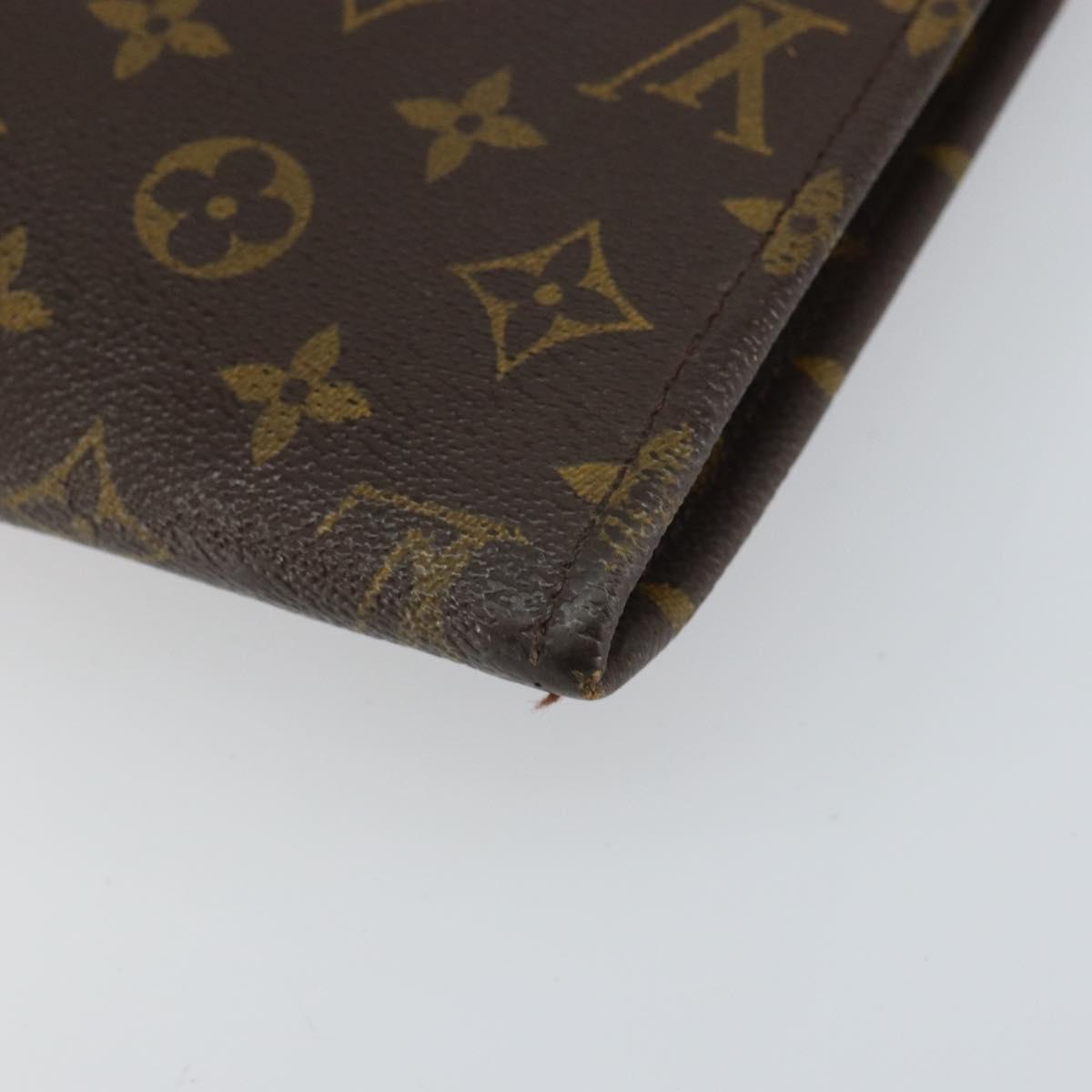 LOUIS VUITTON Monogram Posh Documents Briefcase M53457 LV Auth 161943