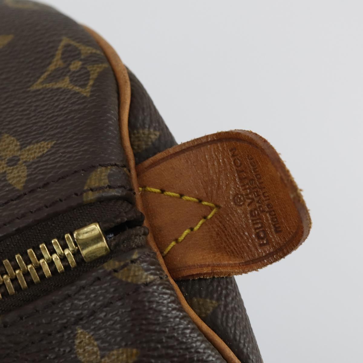 LOUIS VUITTON Monogram Keepall 55 Boston Bag M41424 LV Auth 161974