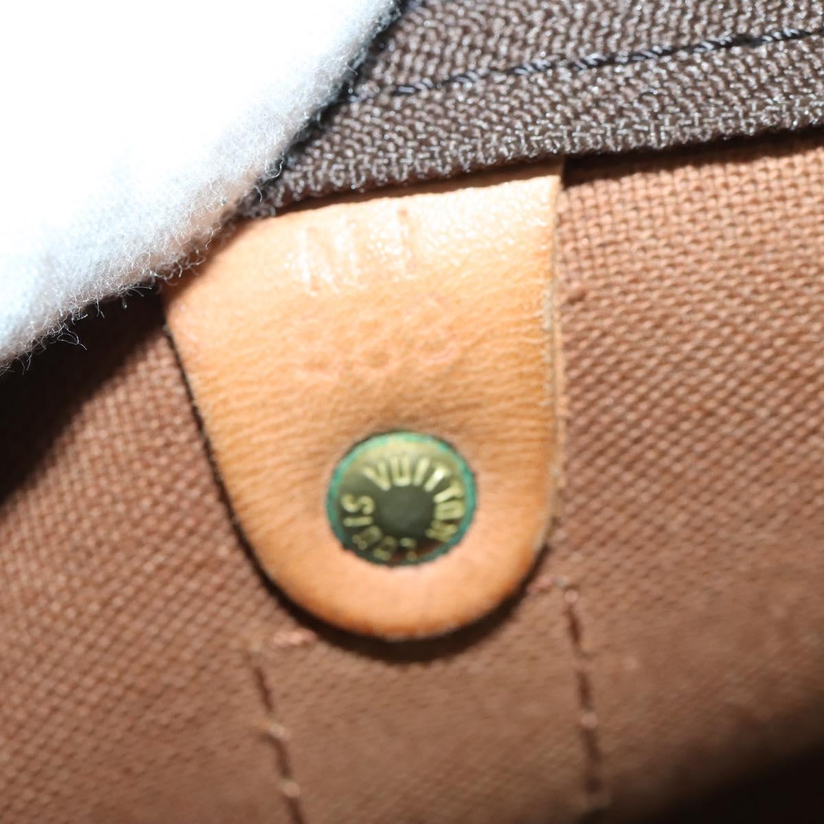 LOUIS VUITTON Monogram Keepall 55 Boston Bag M41424 LV Auth 161974