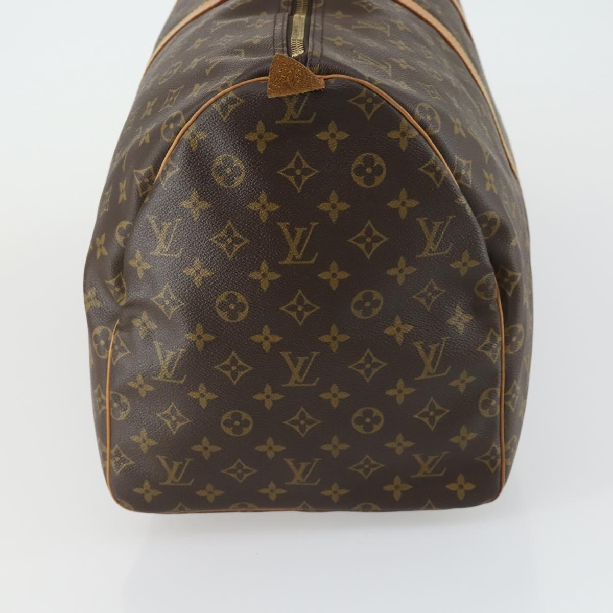 LOUIS VUITTON Monogram Keepall 55 Boston Bag M41424 LV Auth 161974