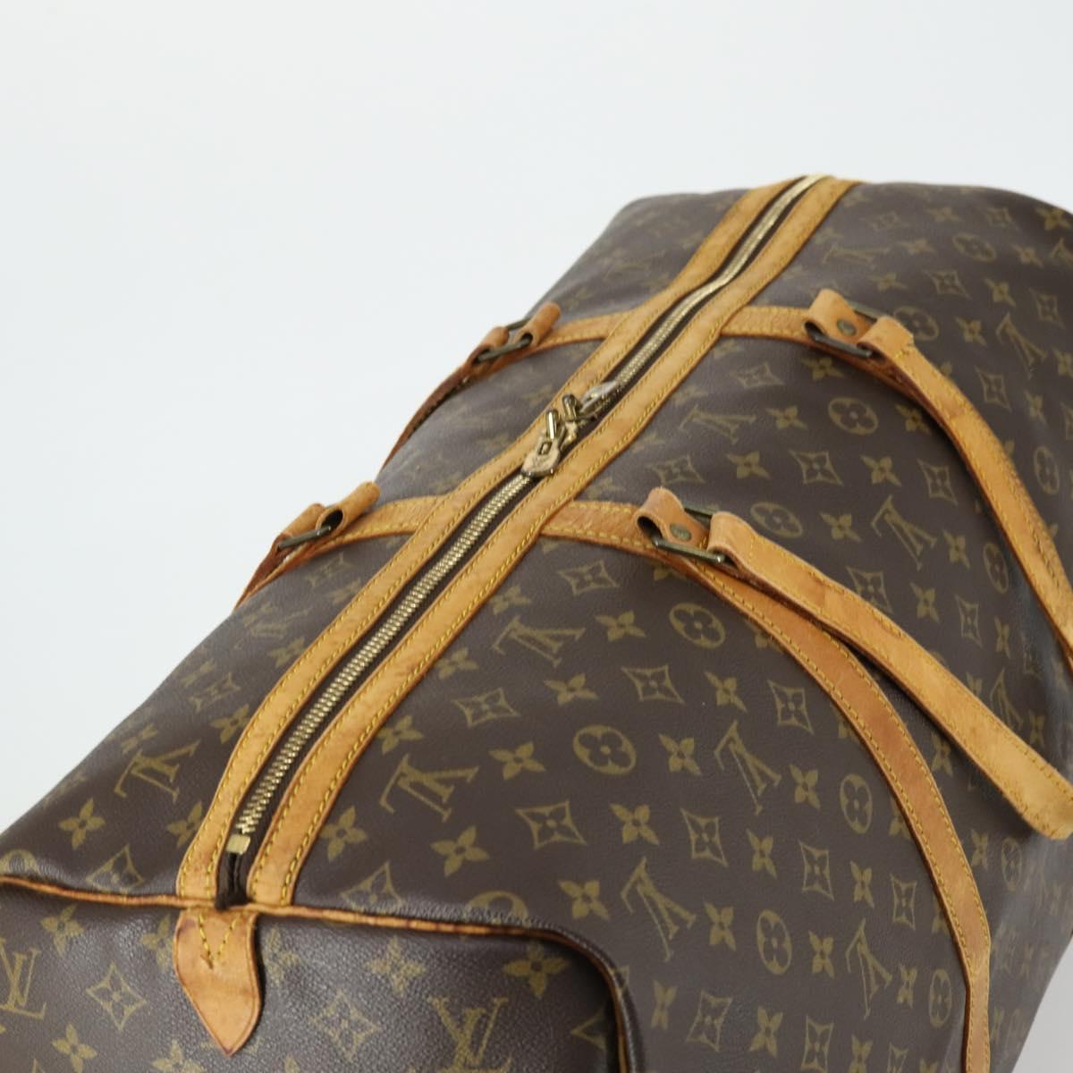 LOUIS VUITTON Monogram Sac Souple 55 Boston Bag M41622 LV Auth 161975