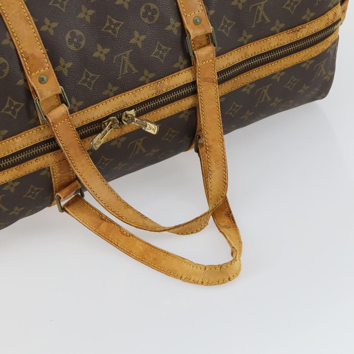 LOUIS VUITTON Monogram Sac Souple 55 Boston Bag M41622 LV Auth 161975