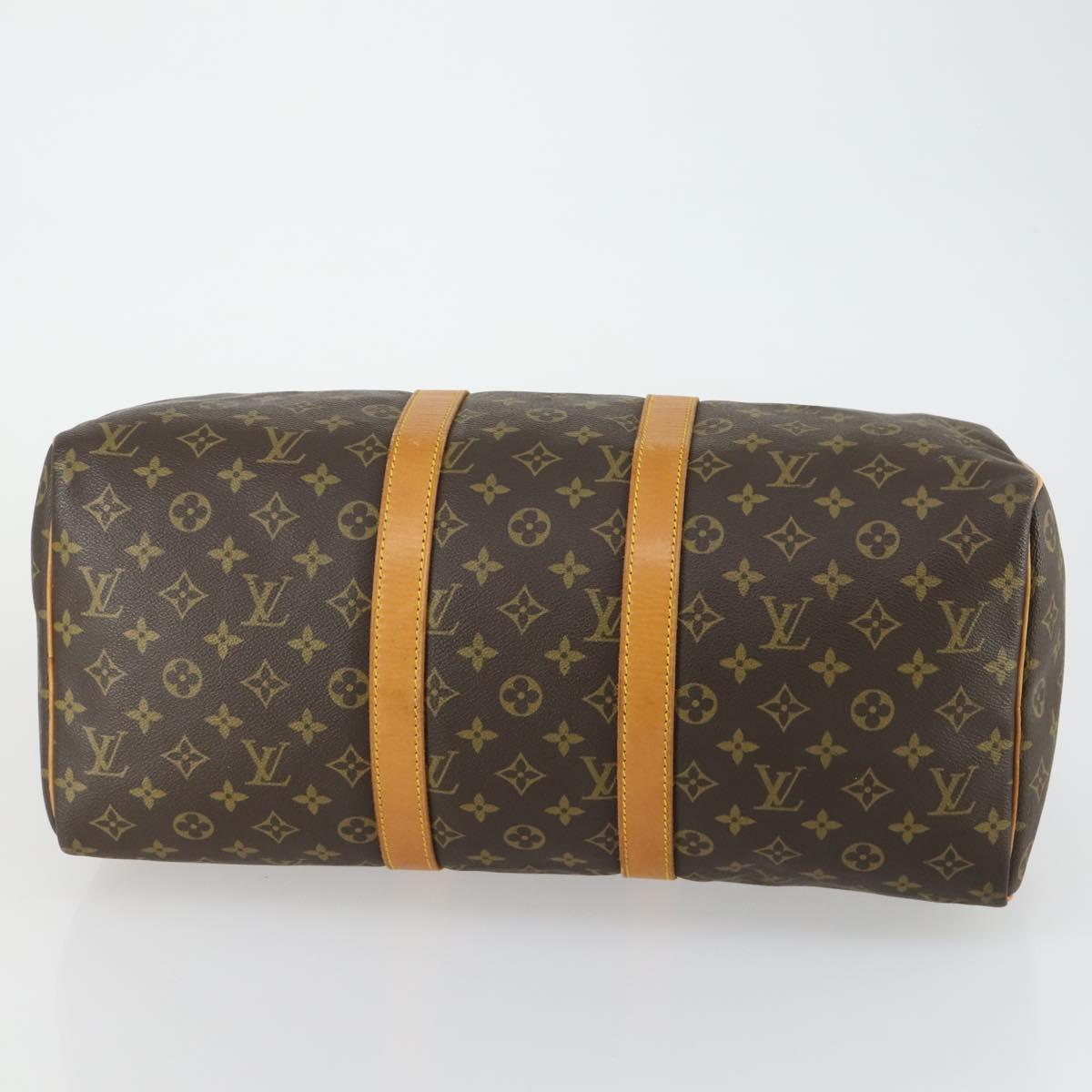 LOUIS VUITTON Monogram Keepall 45 Boston Bag M41428 LV Auth 161981