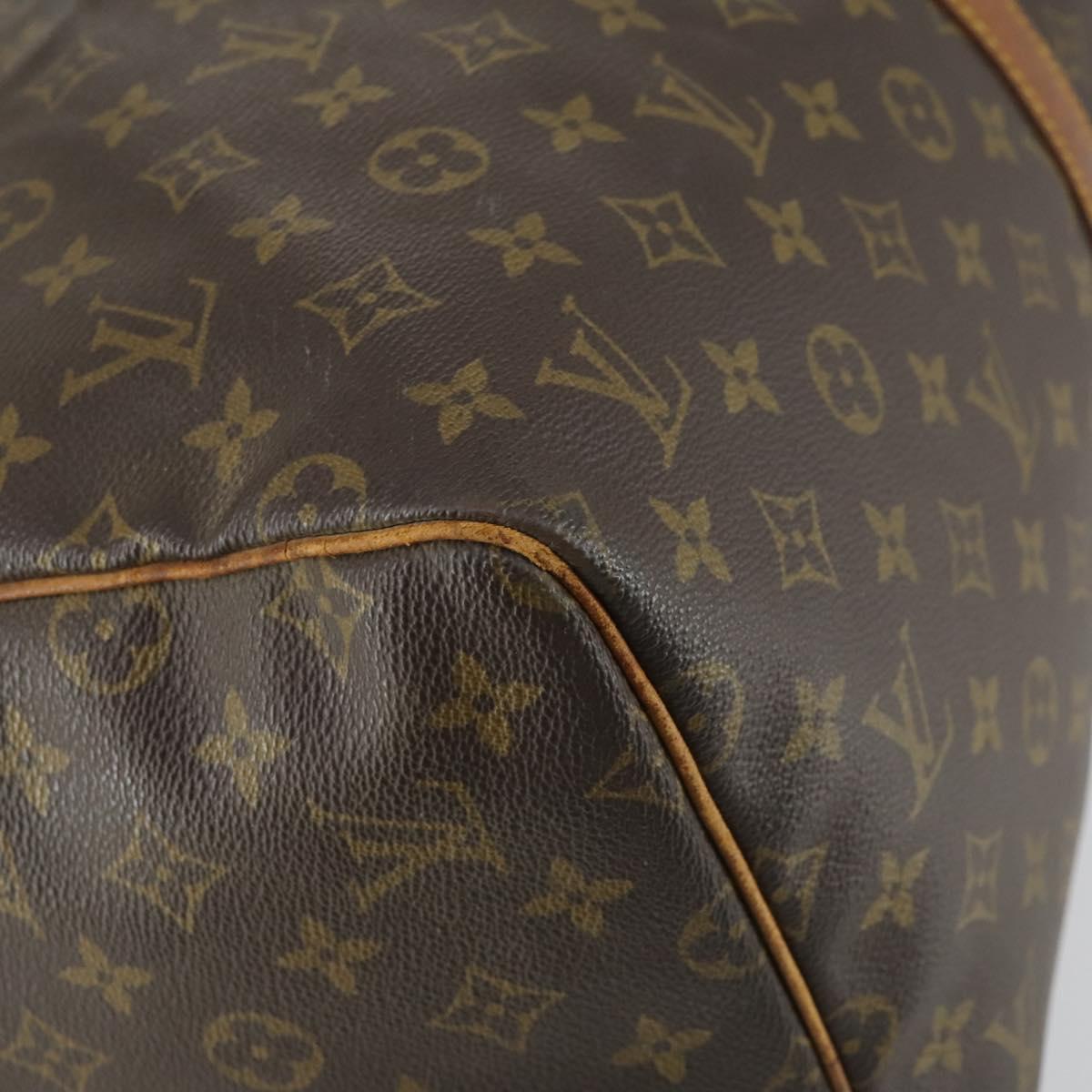 LOUIS VUITTON Monogram Keepall 55 Boston Bag M41424 LV Auth 161985
