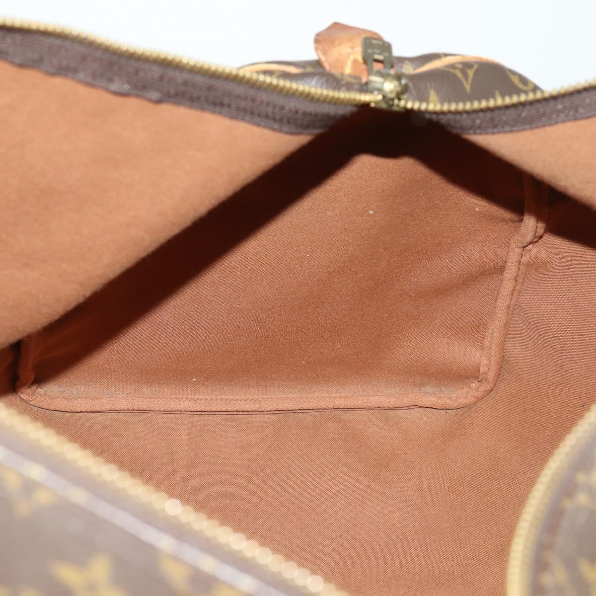 LOUIS VUITTON Monogram Keepall 55 Boston Bag M41424 LV Auth 161985