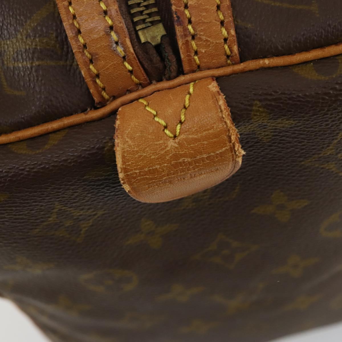 LOUIS VUITTON Monogram Sac Souple 35 Boston Bag M41626 LV Auth 161989