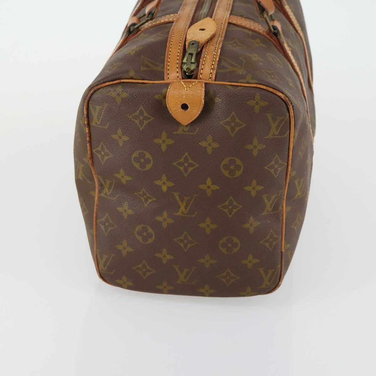 LOUIS VUITTON Monogram Sac Souple 35 Boston Bag M41626 LV Auth 161989