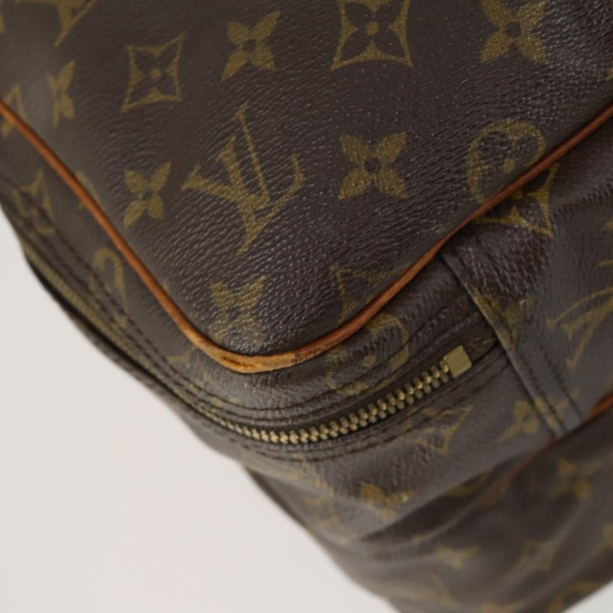 LOUIS VUITTON Monogram Alize de Poche Boston Bag 2way M41392 LV Auth 161996