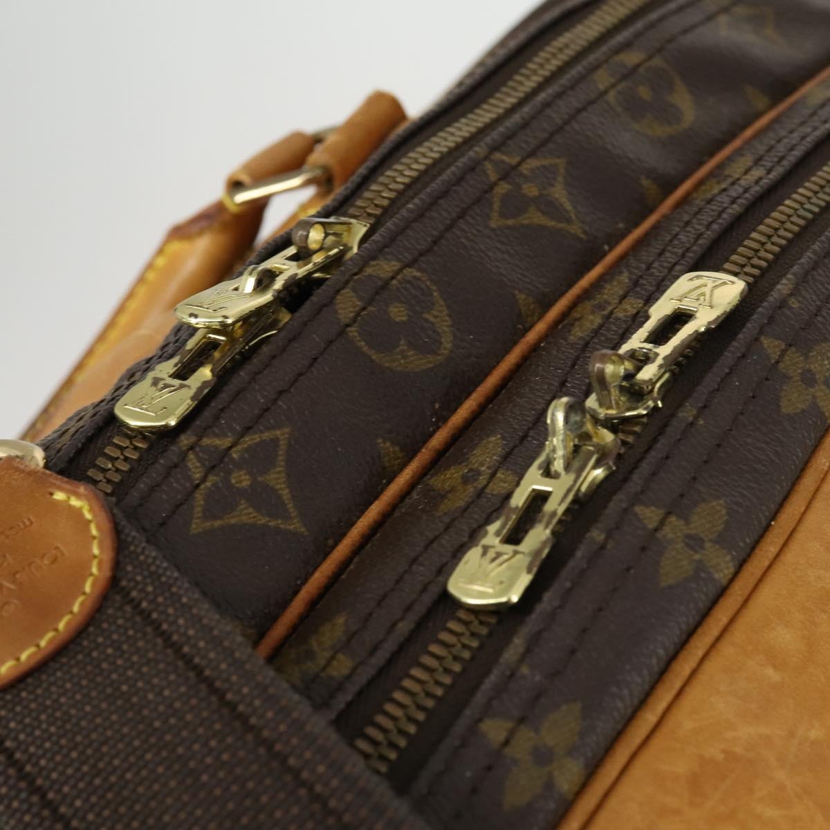LOUIS VUITTON Monogram Alize de Poche Boston Bag 2way M41392 LV Auth 161996