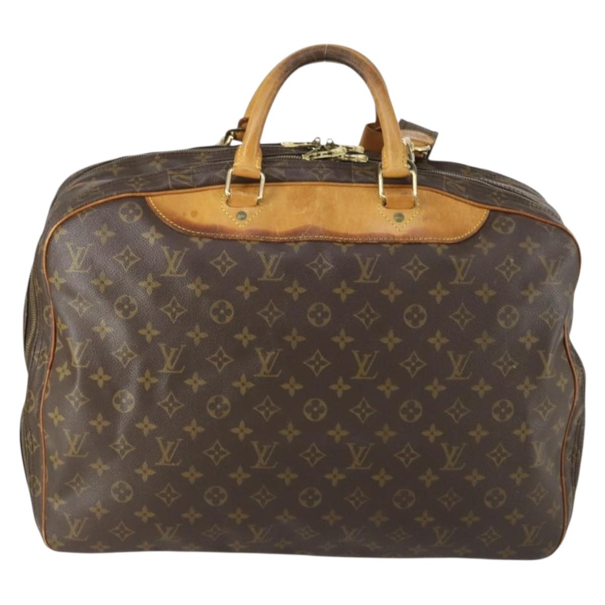 LOUIS VUITTON Monogram Alize de Poche Boston Bag 2way M41392 LV Auth 161996