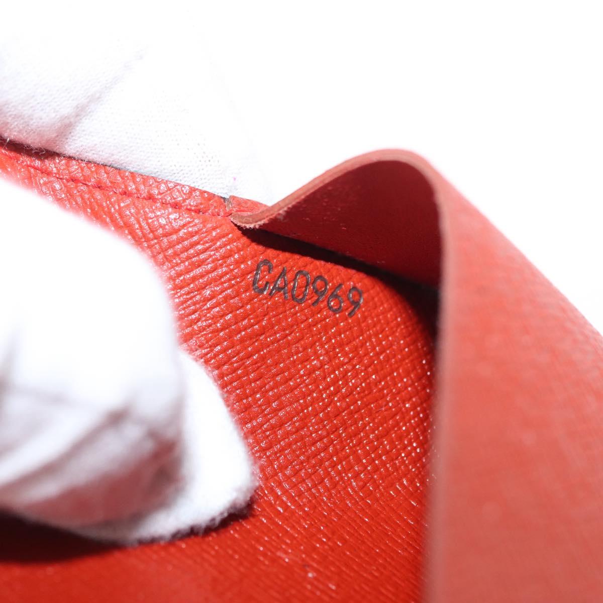 LOUIS VUITTON Damier Ebene CD case Pouch LV Auth 162005