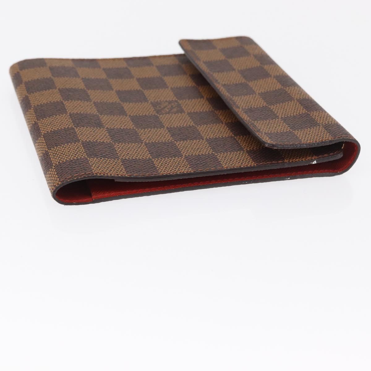 LOUIS VUITTON Damier Ebene CD case Pouch LV Auth 162005
