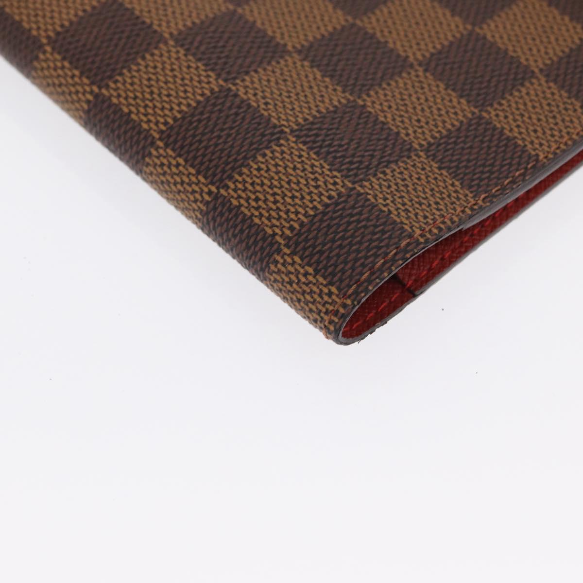 LOUIS VUITTON Damier Ebene CD case Pouch LV Auth 162005