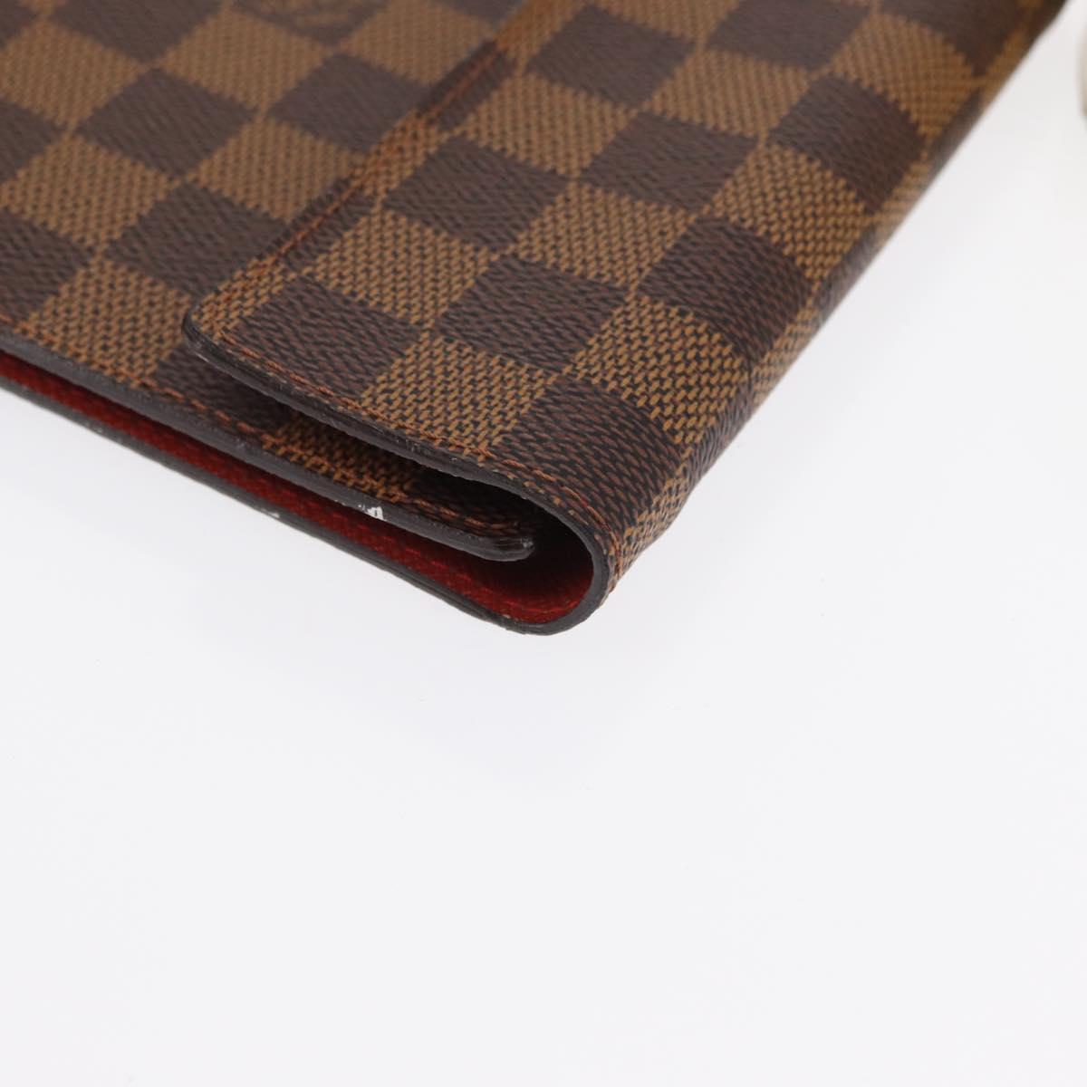 LOUIS VUITTON Damier Ebene CD case Pouch LV Auth 162005