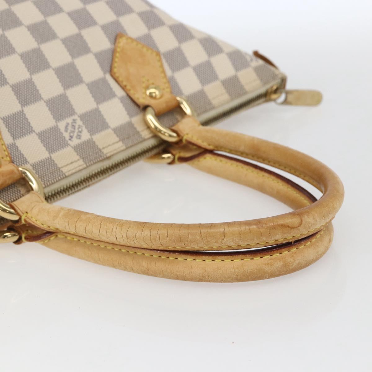 LOUIS VUITTON Damier Azur Saleya PM Tote Bag N51186 LV Auth 162007